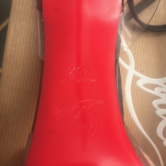 Christian Louboutin Nosy Spikes 100 KID/PVC - Picture 10 of 16